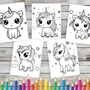 17 Cute Unicorn Coloring Pages – Magical Printable Activity Set for ...
