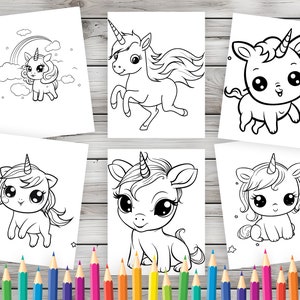 17 Cute Unicorn Coloring Pages – Magical Printable Activity Set for ...