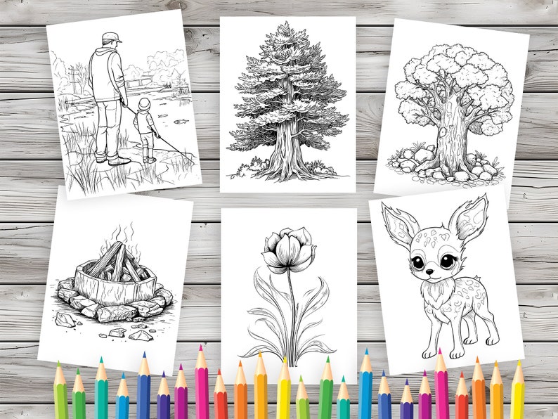 Camping Coloring Book For Kids: A Super Coloring Book For Children
