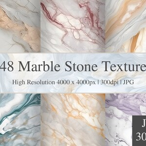 Marble Stone Digital Paper: Fine Art Textures (Digital Download)