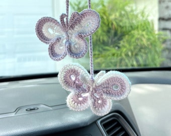 Enchanted Butterflies Car Mirror Hanging Accessories
