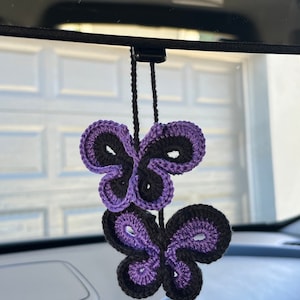 GUTE inspirierte Schmetterlinge häkeln hängende Accessoires