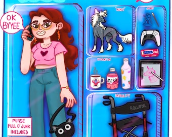 Custom "Starter Kit" Art Print – Personalized Character Portrait