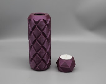 Vase and Candlestick - 3D Printing STL File Digital Instant Download.