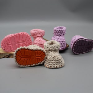 DIGITAL Files. Shoe Soles for Crocheting. Shoe Soles. Waldorf doll foot length 6.5cm.,7.0 cm, 7.5 cm, 8.0 cm image 3