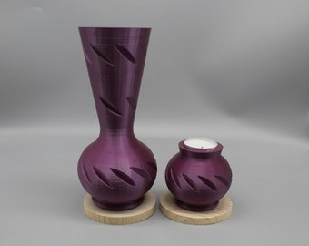 Vase and Candlestick - 3D Printing STL File Digital Instant Download.