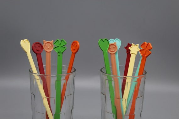 Stirring Sticks. Set of 12 Cocktail Stirring Sticks. 3D Printed