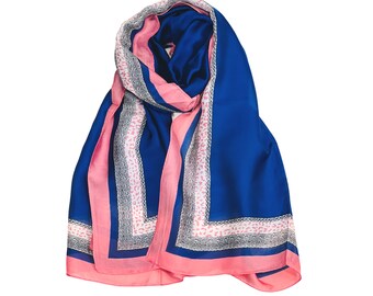 silk scarf, scarf for women, Elegant silk scarf,boho scarf, beach scarf