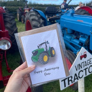 Tracteur d'anniversaire de Zazzle.be Liste d'envies Vous avez des idées ? John Deere | Joyeux anniversaire | Couples | Jeu de mots | Mari | Femme