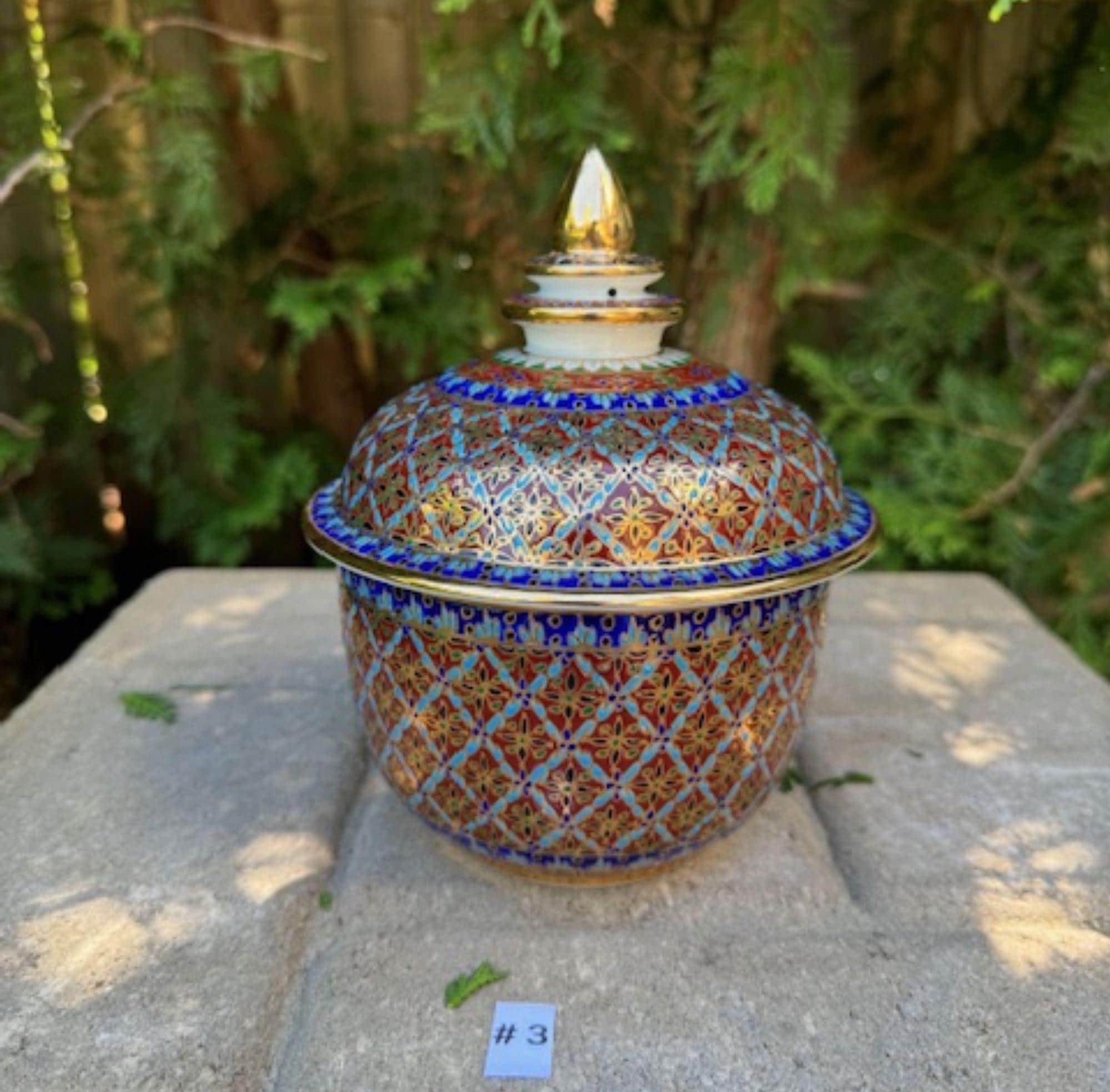 Benjarong Bowl - Etsy