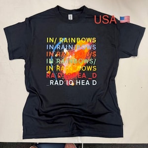 Radiohead in Rainbows T Shirt - Etsy