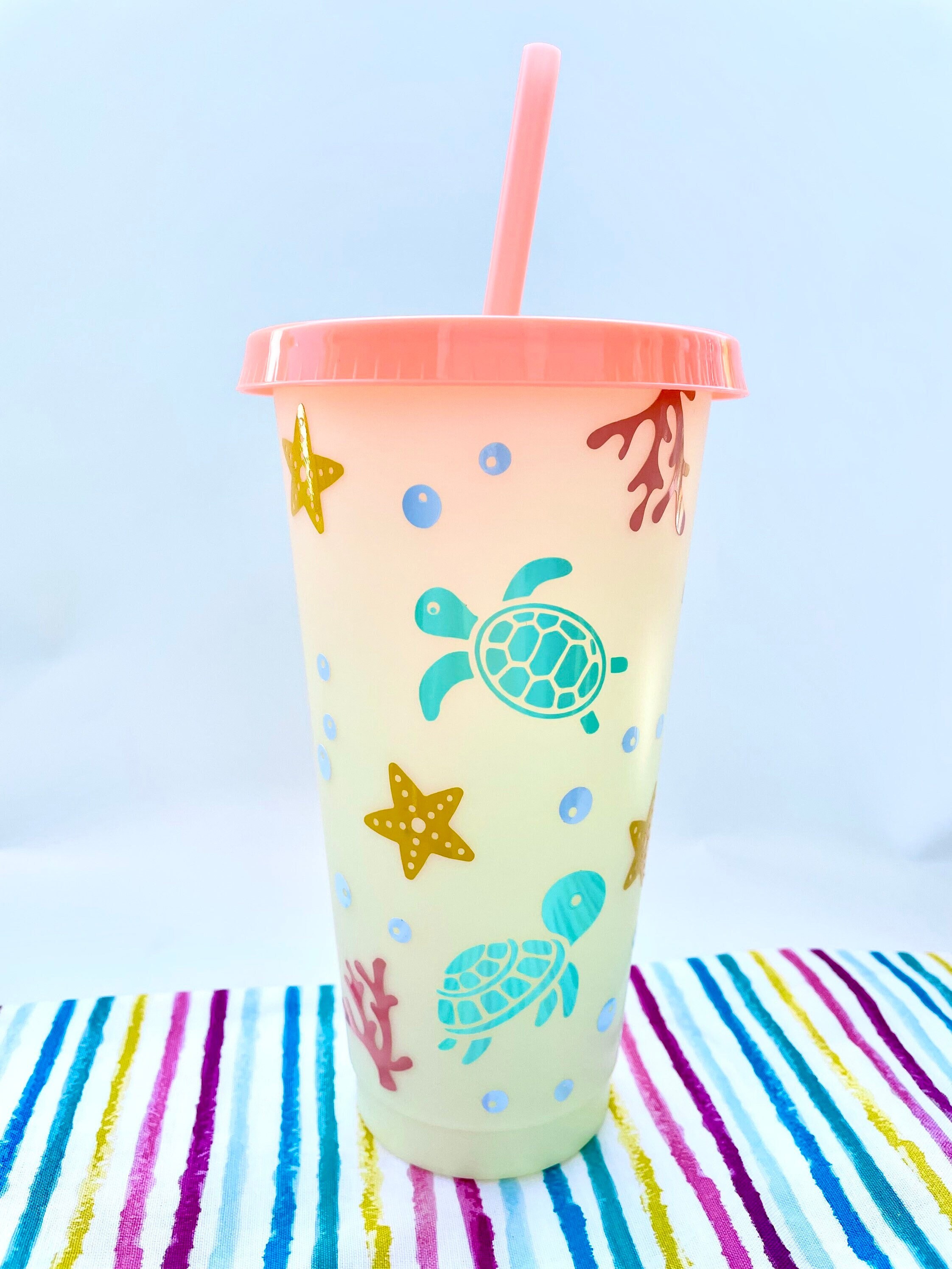 Tervis Straight Straws, Frosted, 10 Inches - 6 straws