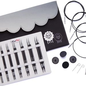 Knit Pro KARBOZ - Midi Interchangeable Needle Set -5&quot; Set
