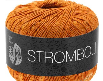 Lana Grossa Stromboli Yarn – DK Weight, Cotton Silk Blend