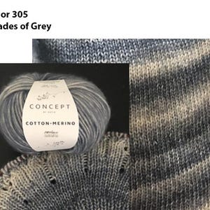 Concept by Katia Cotton-Merino Yarn