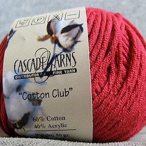 Cascade Yarn Cotton Club - Discontinued - 13 Colors