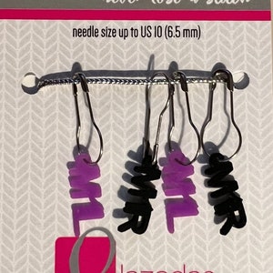 Stitch Markers Never lose a Stitch, M1R, M1L, YO, K2TOG, SSK