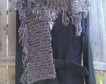 La Boheme Scarf Kit by Knit One Crochet Too