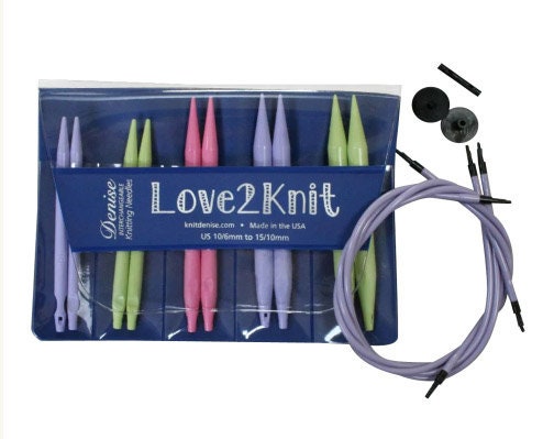 デカ針　　2セット Denise 交換可能なLove2Knit編み針セット - Etsy 日本