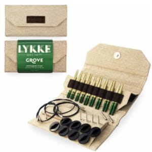 Lykke Grove 3.5"  Bamboo Tip Interchangeable Knitting Needle Set SALE