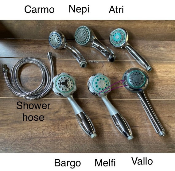 Power shower Multi function shower heads set / stainless steel 1.2 mtr shower hose flex chrome non kink bathroom ensuite for power shower