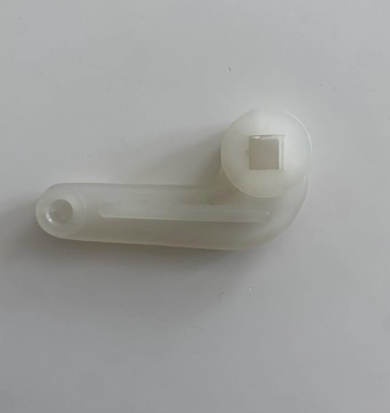 white Wc plastic toilet / cistern lever connecting Flush Replacement Cranked Arm Replacement