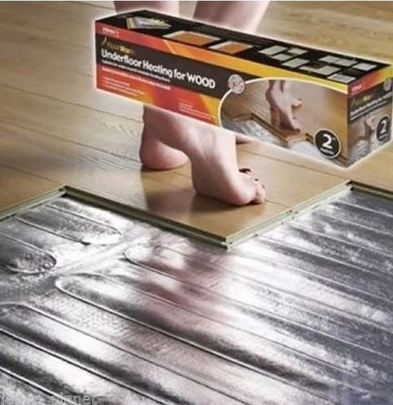 Vitrex Electric 4 sq metre Under floor Heating Matt for wood floor concrete Roll mat bathroom kitchen lounge hall conservatory bedroom