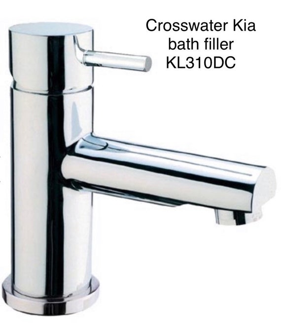 Crosswater KL110DPC Kia bath mixer chrome (Filler) single lever operation deck mounted faucet