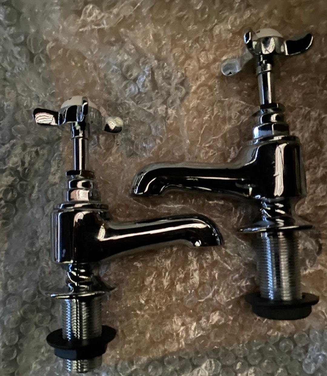 Chester Bathroom Basin / Bath Pillar Taps Set Traditional Etsy