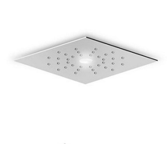 Zucchetti Built In Ceiling Shower Head with built in Led Light Z94155 recessed