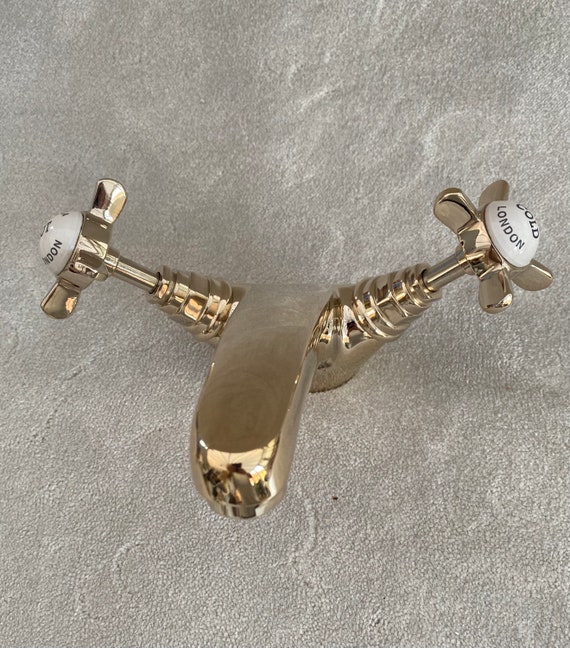 Antique Gold Chelsea basin mixer mono traditional style vintage classic or Chrome optional basin pop up waste assembly faucet