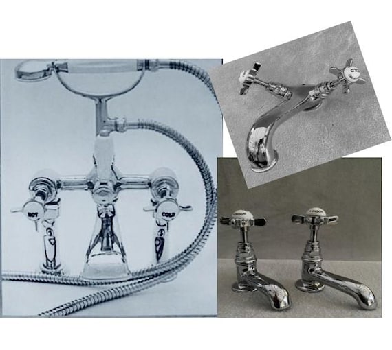 High Quality Traditional Deluxe Basin, Bath Pillar taps Bath Shower mixer, Bath filler, Mono Basin & Bidet mixer Chrome 4 times higher flow