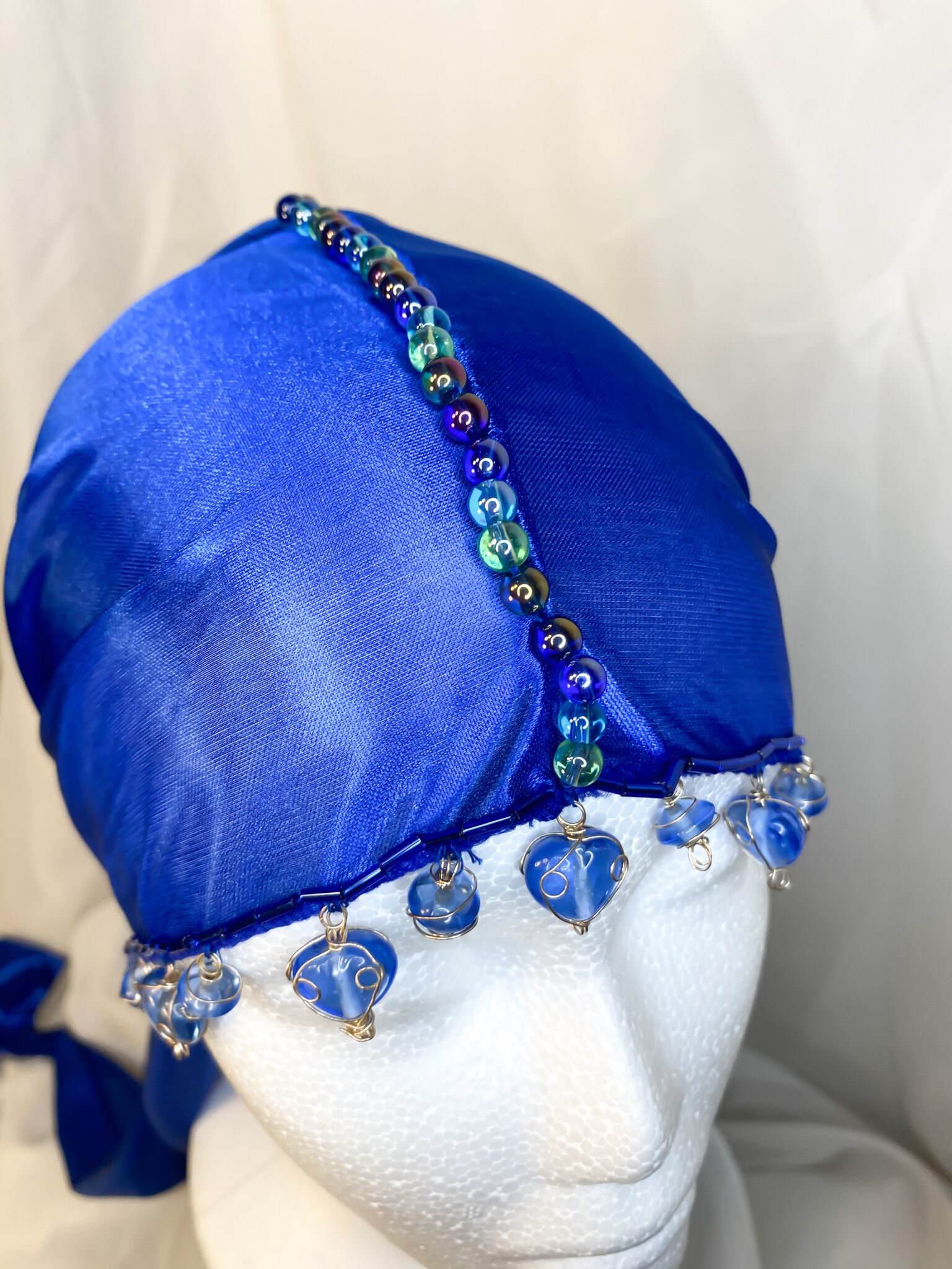 FIREWORKS RHINESTONE DURAG WHITE – Birth Of Royal Child