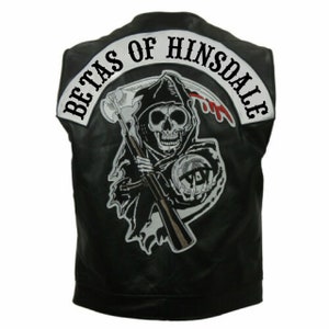 Vestes 100 % faites sur commande personnalisées de gilet en cuir véritable pour les motards