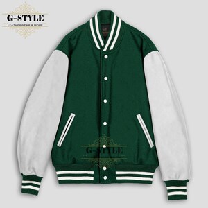 Baseball jacke grün clearance