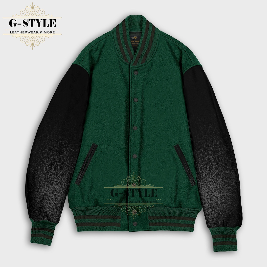 ジャケット・アウター black eye patch varsity jaket GREEN M il_fullxfull.6202332036_by34.jpg