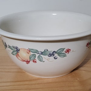 Corelle Abundance Fruits Vintage Mixing Bowl-Serving Bowl-Ceramic-Plate-Porclain-Dish-Dinnerware-Stoneware-Corningware 3 qt/ 2.85 L
