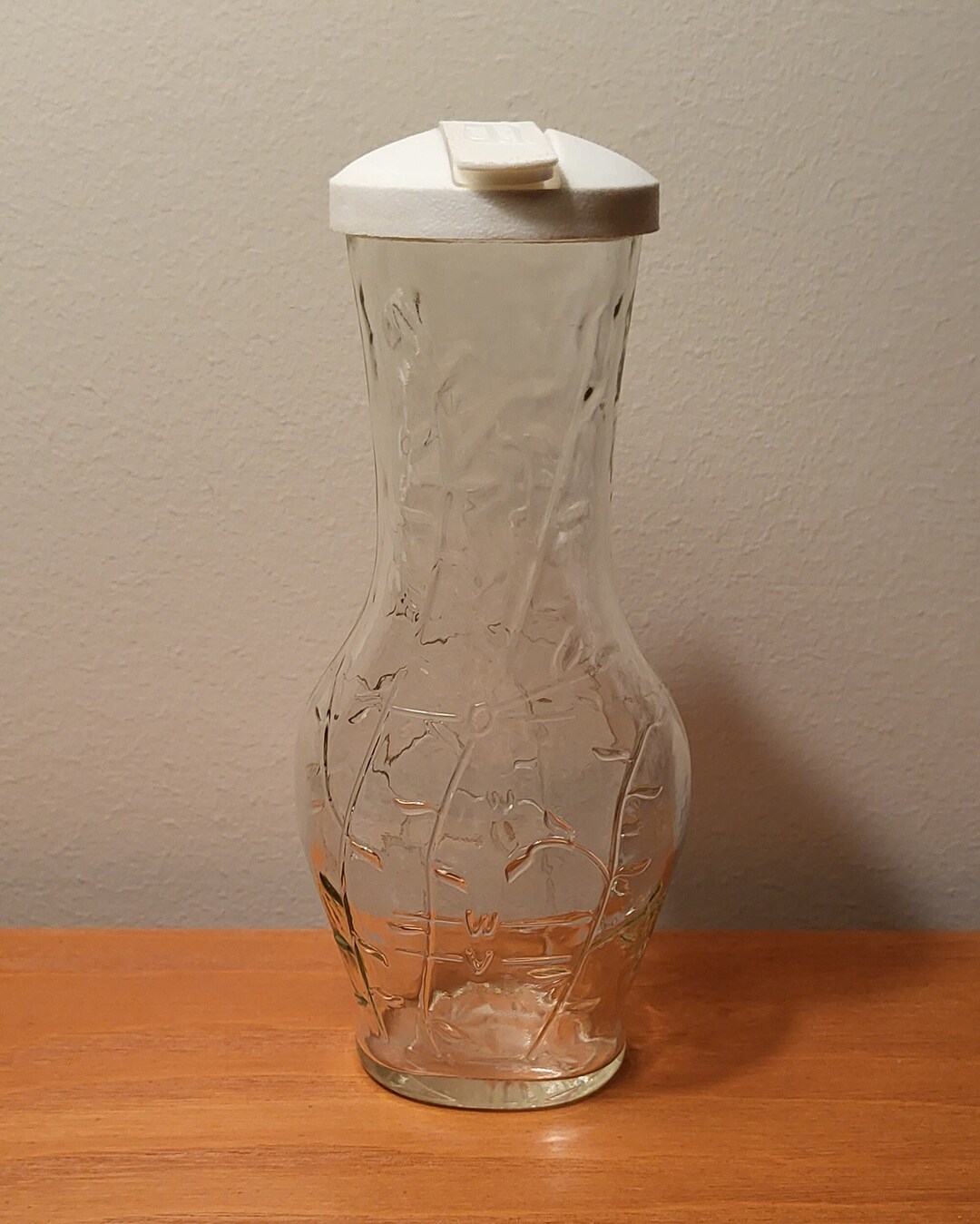 Vintage Good Seasons Cruet With Vines and Leaves salad Etsy