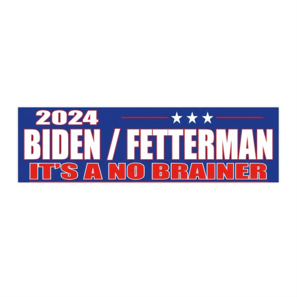 Biden Fetterman Bumper Stickers Etsy UK