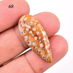 Cabochon di diaspro fulvo naturale, pietra preziosa sfusa per realizzare gioielli, pietra preziosa fatta a mano, pietra preziosa di nascita di gennaio, pietra preziosa vintage, pietra preziosa curativa
