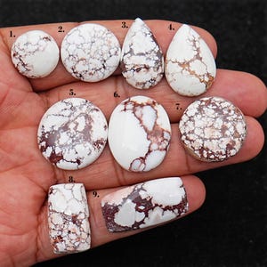 Wild Horse Turquoise Cabochon for Pendant Ring Jewelry Making, Wild Horse Jasper Cabochon, Wild Horse Magnesite, Gemstone For Jewelry Making