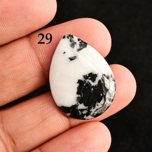 Weißer Büffel Türkis Cabochon: Natürliche Flatback Edelsteine zur Schmuckherstellung