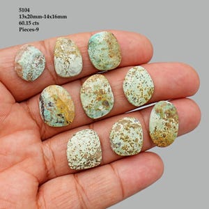 Nevada Türkis Cabochon Freeform Türkis Cabochon Lose Edelstein für die Schmuckherstellung, natürliche Türkis Organische Form Cabochons für Ringe