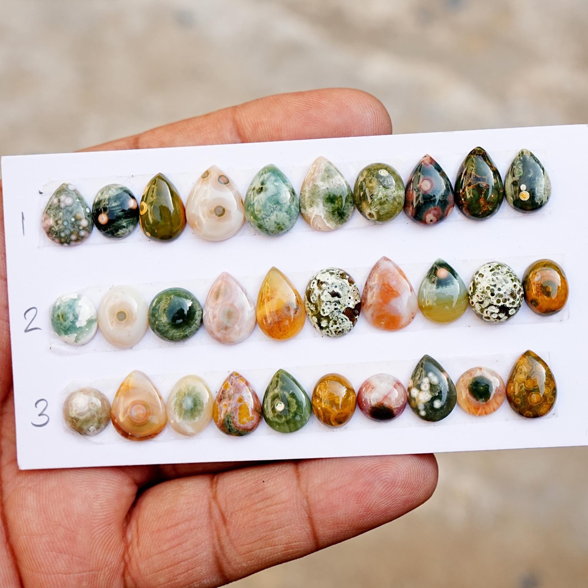 Ocean jasper vein 8 - Etsy 日本