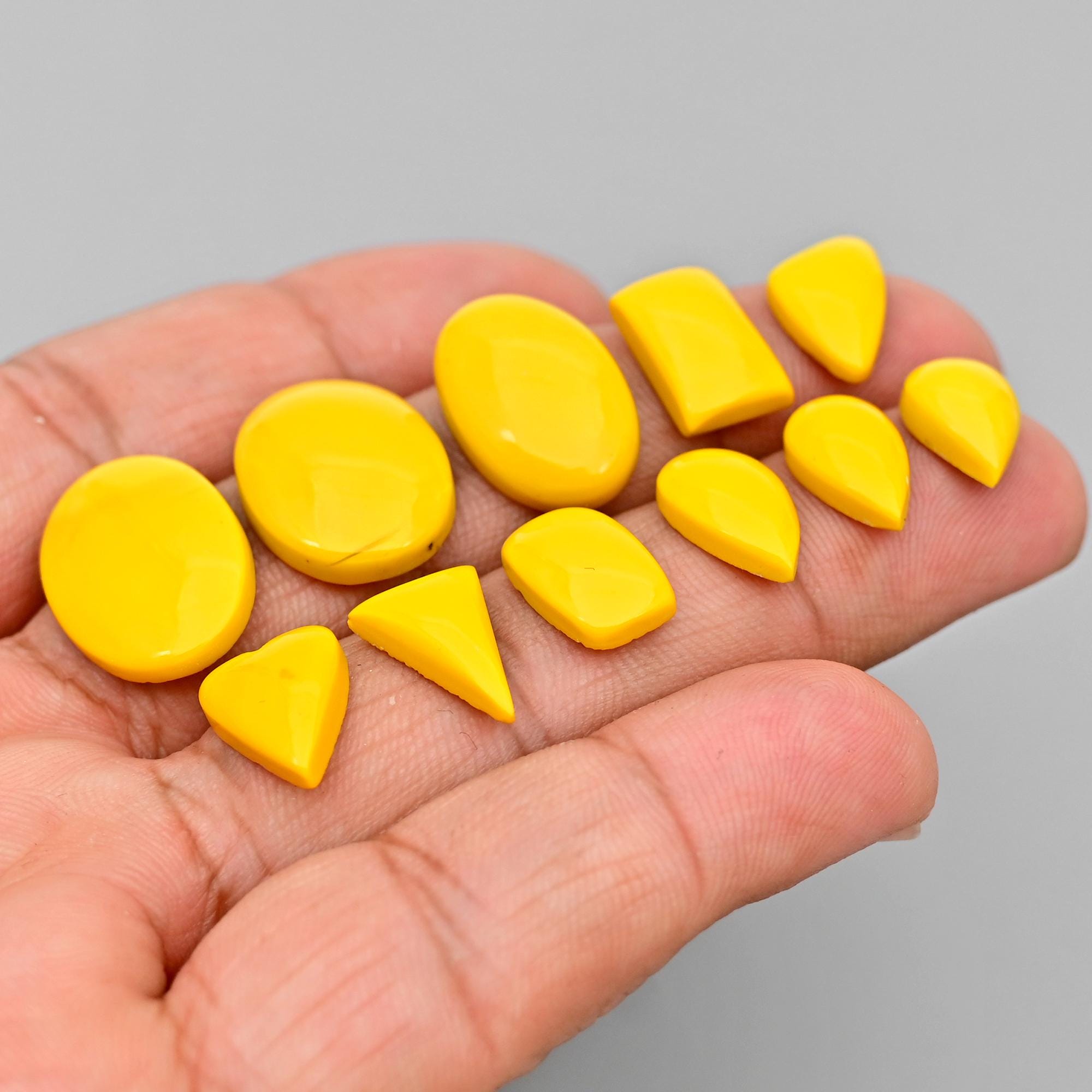 Rosarita Gold Slage Cabochon: Yellow Rosarita Stone Flatback Loose ...