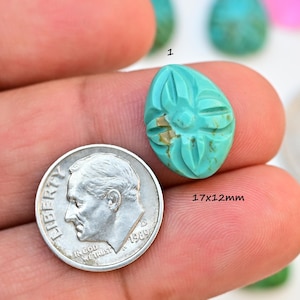 12 mm - 20 mm Turquoise Kingman naturelle à sculpter, Turquoise Kingman à sculpter, Turquoise bleue, Mélanger la forme Turquoise Kingman naturelle à sculpter