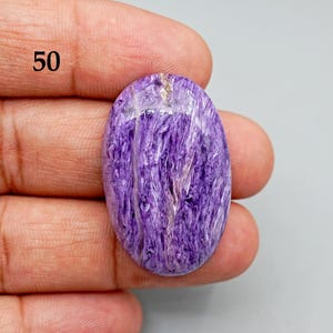 Natürliche Charoite Cabochon Lila Charoit Kristall Flache Rückseite Beide Seite Poliert Charoite Stein Lila Kristall für Schmuck Geschenk für Sie