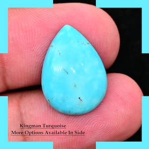 Natural Arizona Kingman Turquoise Cabochon Gemstone for Rings Pendant Necklace Jewelry Making, Kingman Turquoise Cabs for Bezels