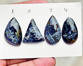 AAA Polished Pietersite Gemstone Cabochon: Natural Loose Stones for Pendant Necklace Jewelry Making