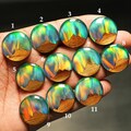 Northern Lights Aurora Borealis Opal Cabochon Doublet Loose Gemstones for Jewelry Making product logo
